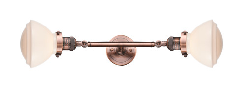 Franklin Restoration Two Light Bath Vanity in Antique Copper (405|208L-AC-G321)