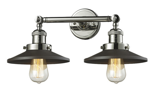 Franklin Restoration LED Bath Vanity in Polished Nickel (405|208-PN-M6BK-LED)