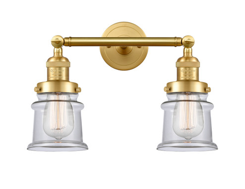 Franklin Restoration Two Light Bath Vanity in Satin Gold (405|208-SG-G182S)