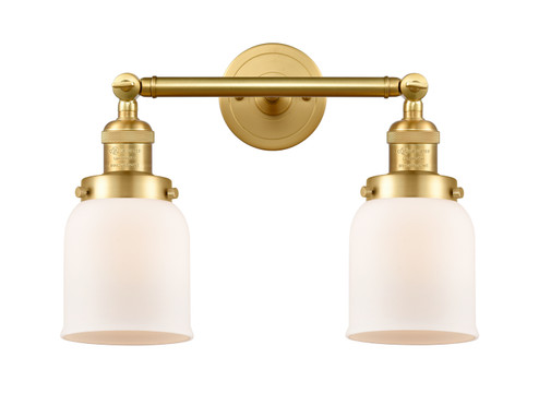 Franklin Restoration Two Light Bath Vanity in Satin Gold (405|208-SG-G51)