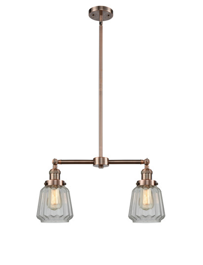 Franklin Restoration LED Island Pendant in Antique Copper (405|209-AC-G142-LED)