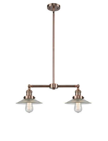 Franklin Restoration LED Island Pendant in Antique Copper (405|209-AC-G2)