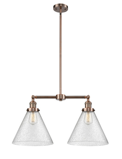 Franklin Restoration LED Island Pendant in Antique Copper (405|209-AC-G44-L-LED)