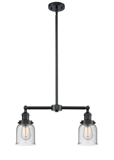 Franklin Restoration Two Light Island Pendant in Oil Rubbed Bronze (405|209-OB-G54)