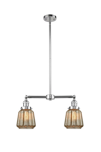 Franklin Restoration LED Island Pendant in Polished Chrome (405|209-PC-G146-LED)