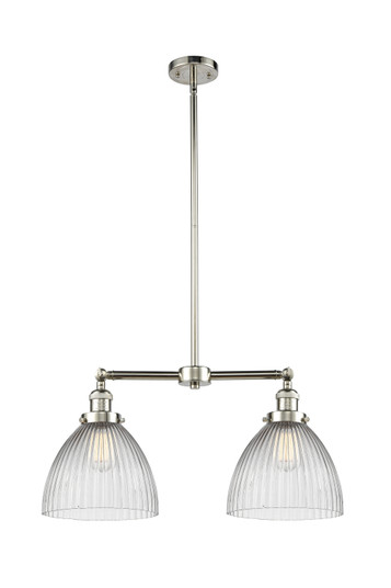 Franklin Restoration LED Island Pendant in Polished Nickel (405|209-PN-G222-LED)