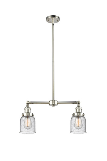 Franklin Restoration Two Light Island Pendant in Polished Nickel (405|209-PN-G54)