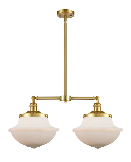 Franklin Restoration LED Island Pendant in Satin Gold (405|209-SG-G541-LED)