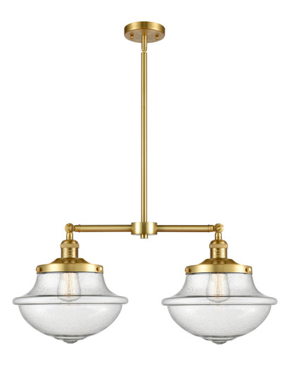 Franklin Restoration LED Island Pendant in Satin Gold (405|209-SG-G544-LED) Franklin Restoration LED Island Pendant in Satin Gold (405|209-SG-G544-LED)