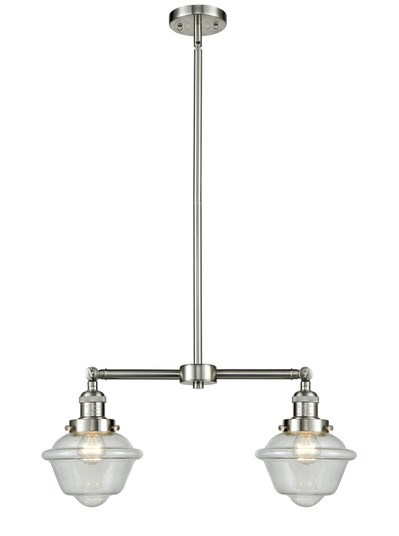 Franklin Restoration LED Island Pendant in Brushed Satin Nickel (405|209-SN-G534-LED)