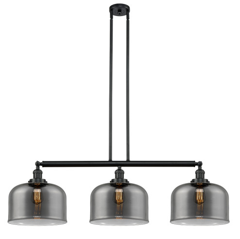 Franklin Restoration LED Island Pendant in Matte Black (405|213-BK-G73-L-LED)