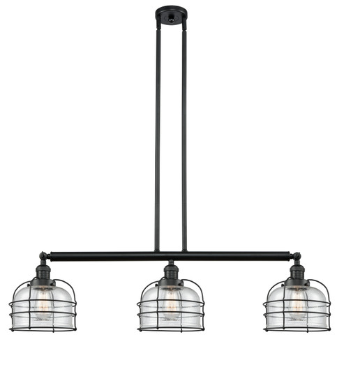 Franklin Restoration LED Island Pendant in Matte Black (405|213-BK-G74-CE-LED)