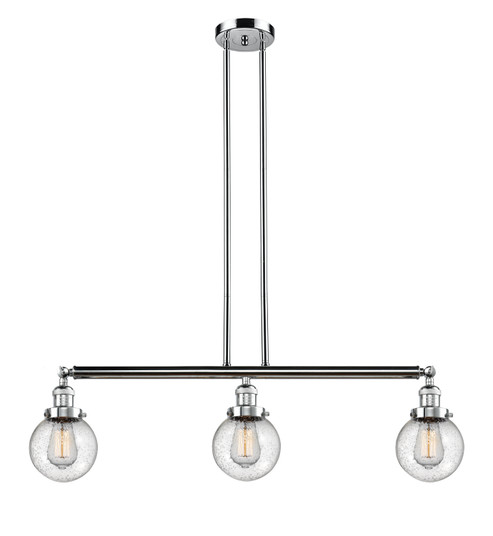 Franklin Restoration LED Island Pendant in Polished Chrome (405|213-PC-G204-6-LED)