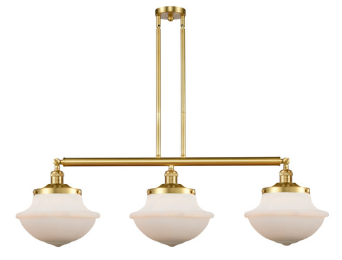 Franklin Restoration LED Island Pendant in Satin Gold (405|213-SG-G541-LED)