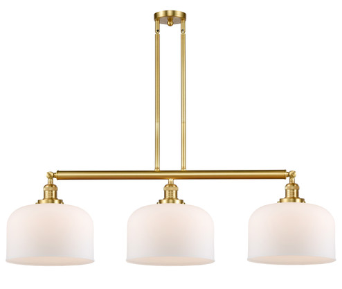 Franklin Restoration LED Island Pendant in Satin Gold (405|213-SG-G71-L-LED)