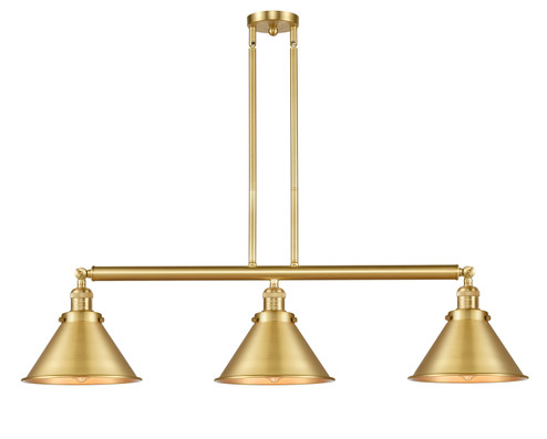 Franklin Restoration LED Island Pendant in Satin Gold (405|213-SG-M10-SG-LED)