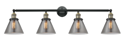 Franklin Restoration Four Light Bath Vanity in Black Antique Brass (405|215-BAB-G43)