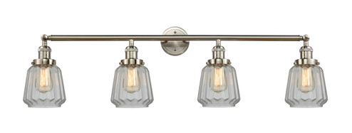 Franklin Restoration Four Light Bath Vanity in Brushed Satin Nickel (405|215-SN-G142)