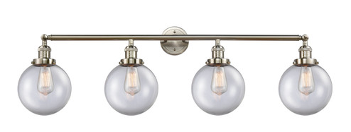 Franklin Restoration Four Light Bath Vanity in Brushed Satin Nickel (405|215-SN-G202-8)