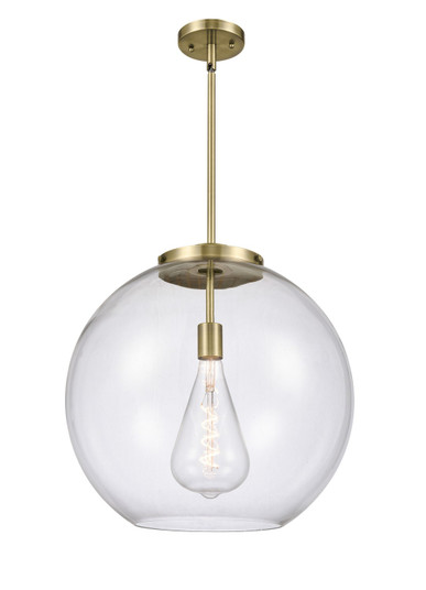 Ballston One Light Pendant in Antique Brass (405|221-1S-AB-G122-18) Ballston One Light Pendant in Antique Brass (405|221-1S-AB-G122-18)