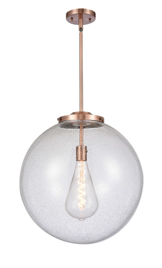 Franklin Restoration LED Pendant in Antique Copper (405|221-1S-AC-G204-18-LED)