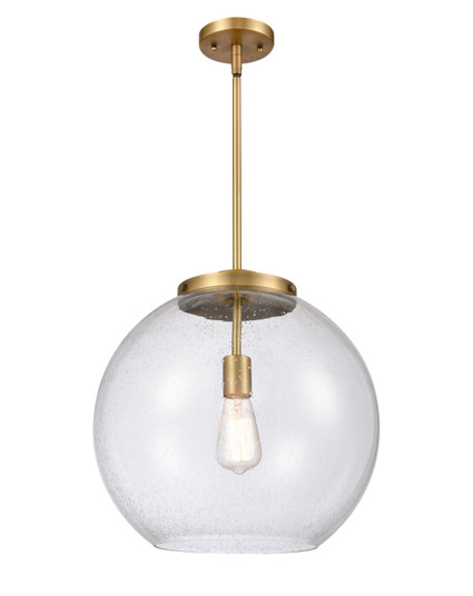 Ballston One Light Pendant in Brushed Brass (405|221-1S-BB-G124-16)