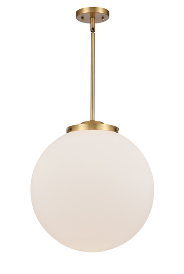 Franklin Restoration LED Pendant in Brushed Brass (405|221-1S-BB-G201-16-LED)