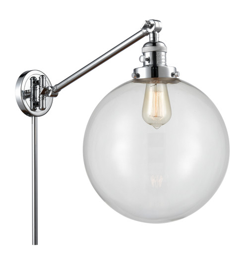 Franklin Restoration One Light Swing Arm Lamp in Polished Chrome (405|237-PC-G202-12)