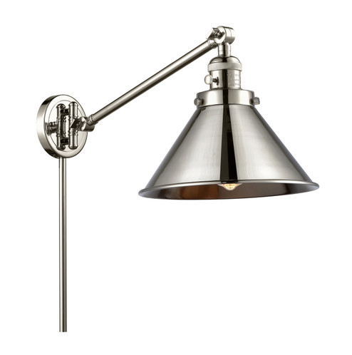 Franklin Restoration LED Swing Arm Lamp in Polished Nickel (405|237-PN-M10-PN-LED)