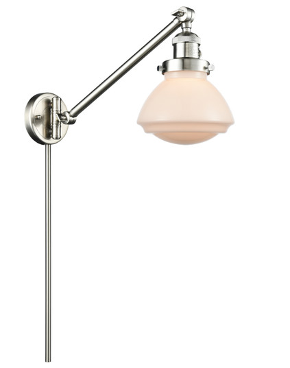 Franklin Restoration One Light Swing Arm Lamp in Brushed Satin Nickel (405|237-SN-G321)