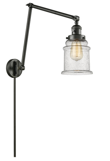Franklin Restoration One Light Swing Arm Lamp in Oil Rubbed Bronze (405|238-OB-G184)
