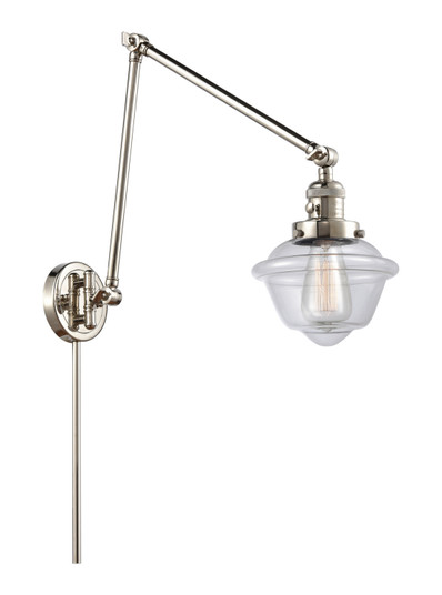Franklin Restoration One Light Swing Arm Lamp in Polished Nickel (405|238-PN-G532)