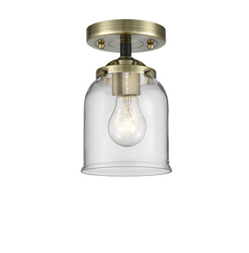 Nouveau LED Semi-Flush Mount in Black Antique Brass (405|284-1C-BAB-G52-LED)