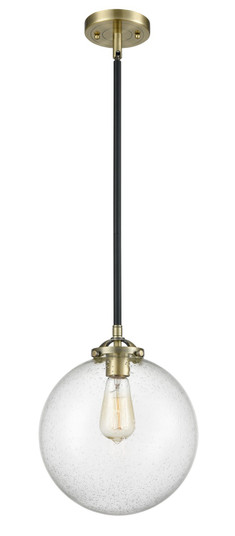 Nouveau One Light Mini Pendant in Black Polished Nickel (405|284-1S-BPN-G202-10)