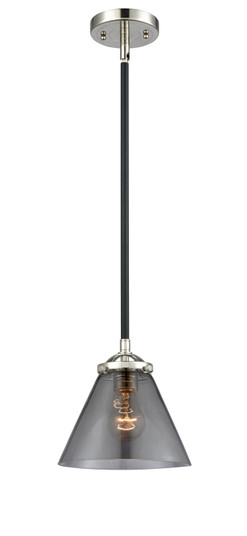 Nouveau One Light Mini Pendant in Black Polished Nickel (405|284-1S-BPN-G43)