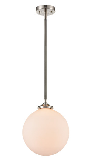 Nouveau LED Mini Pendant in Brushed Satin Nickel (405|284-1S-SN-G201-10-LED)