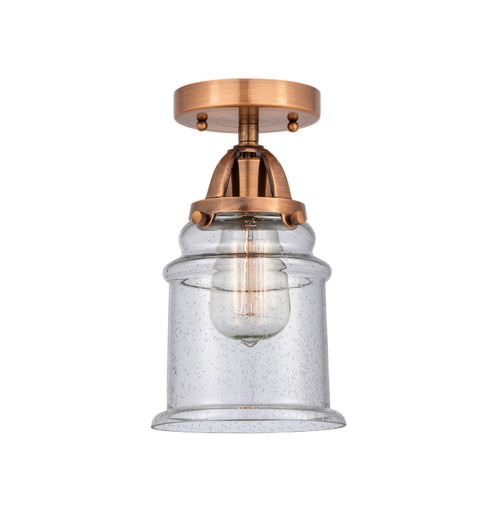 Nouveau 2 LED Semi-Flush Mount in Antique Copper (405|288-1C-AC-G184-LED)