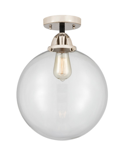 Nouveau 2 One Light Semi-Flush Mount in Black Polished Nickel (405|288-1C-BPN-G202-12)