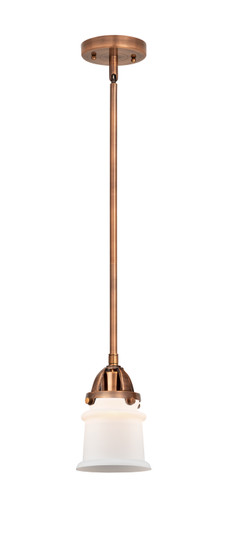 Nouveau 2 One Light Mini Pendant in Antique Copper (405|288-1S-AC-G181S)