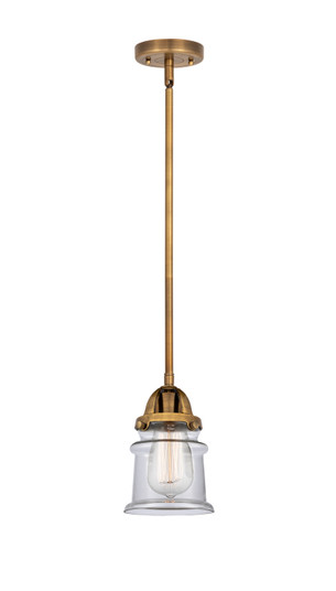 Nouveau 2 One Light Mini Pendant in Brushed Brass (405|288-1S-BB-G182S) Nouveau 2 One Light Mini Pendant in Brushed Brass (405|288-1S-BB-G182S)