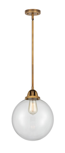 Nouveau 2 One Light Mini Pendant in Brushed Brass (405|288-1S-BB-G202-10)
