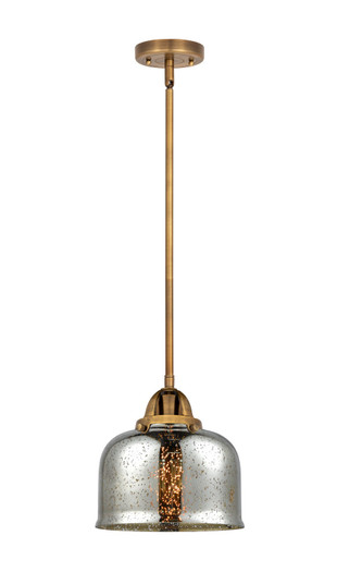 Nouveau 2 LED Mini Pendant in Brushed Brass (405|288-1S-BB-G78-LED)