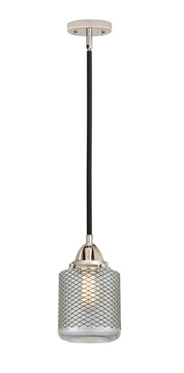 Nouveau 2 One Light Mini Pendant in Black Polished Nickel (405|288-1S-BPN-G262)