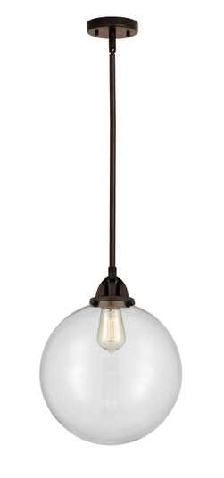 Nouveau 2 LED Mini Pendant in Oil Rubbed Bronze (405|288-1S-OB-G202-12-LED)