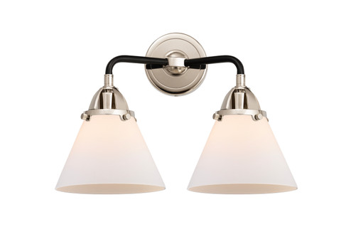 Nouveau 2 Two Light Bath Vanity in Black Polished Nickel (405|288-2W-BPN-G41)