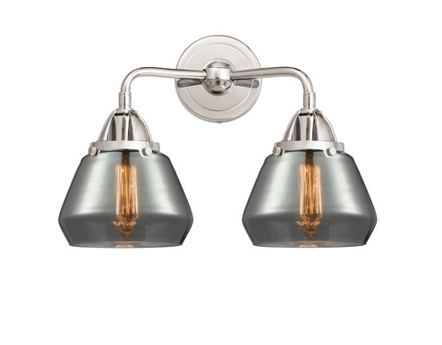 Nouveau 2 Two Light Bath Vanity in Polished Chrome (405|288-2W-PC-G173) Nouveau 2 Two Light Bath Vanity in Polished Chrome (405|288-2W-PC-G173)