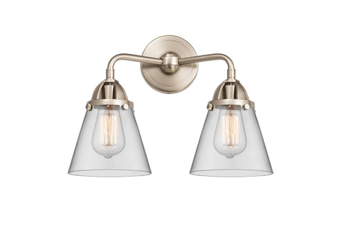 Nouveau 2 LED Bath Vanity in Brushed Satin Nickel (405|288-2W-SN-G62-LED)