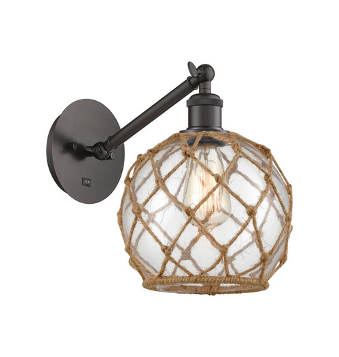 Ballston LED Wall Sconce in Oil Rubbed Bronze (405|317-1W-OB-G122-8RB-LED)