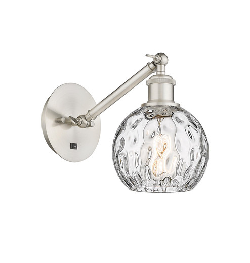 Ballston One Light Wall Sconce in Brushed Satin Nickel (405|317-1W-SN-G1215-6)