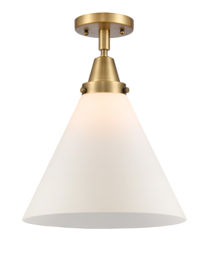 Caden One Light Flush Mount in Brushed Brass (405|447-1C-BB-G41-L)